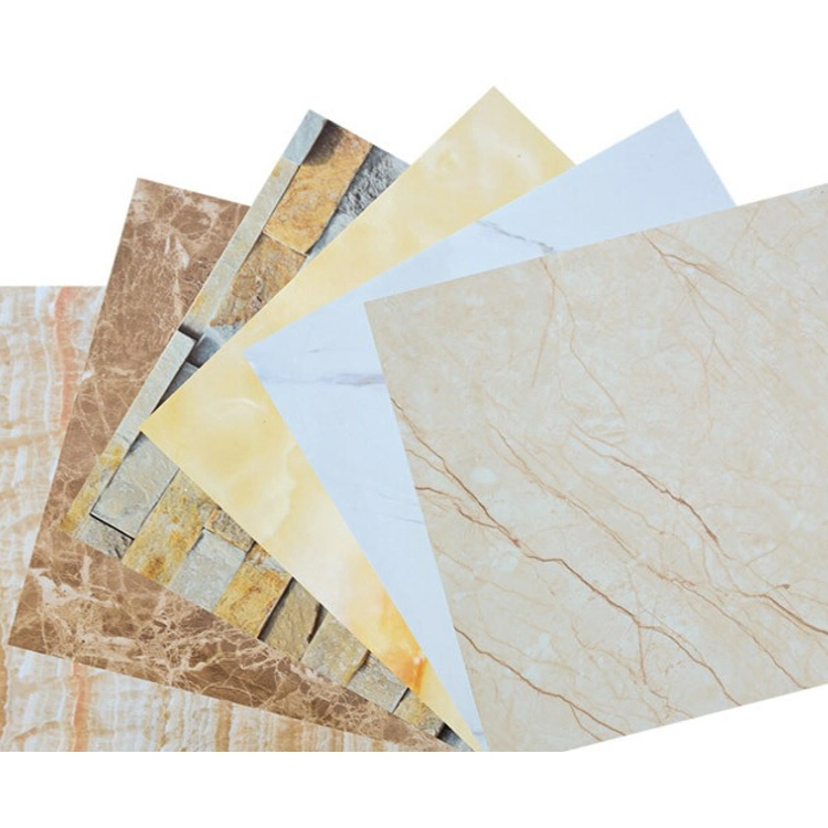 High Glossy Waterproof PVC Marble Wall Panel Fireproof PVC Wall Panel UV Board