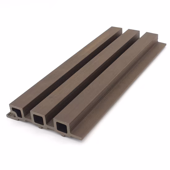 現代美術 3D 装飾的な WPC PE 屋外壁パネル