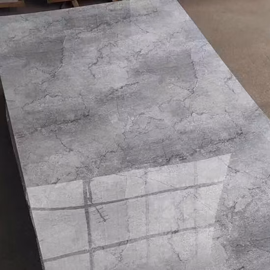 6 mm 光沢 UV 大理石 PVC 壁パネル、大理石 PVC 壁パネル